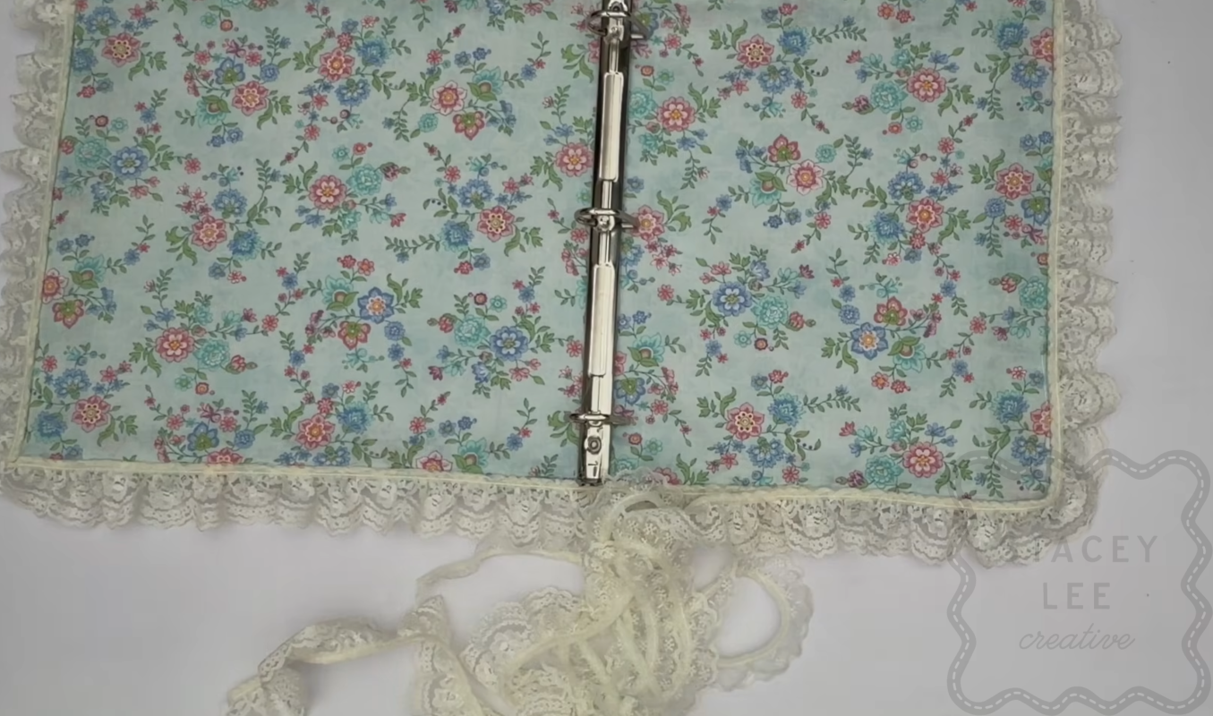 How to Make a No Sew Fabric Covered Folder image 13